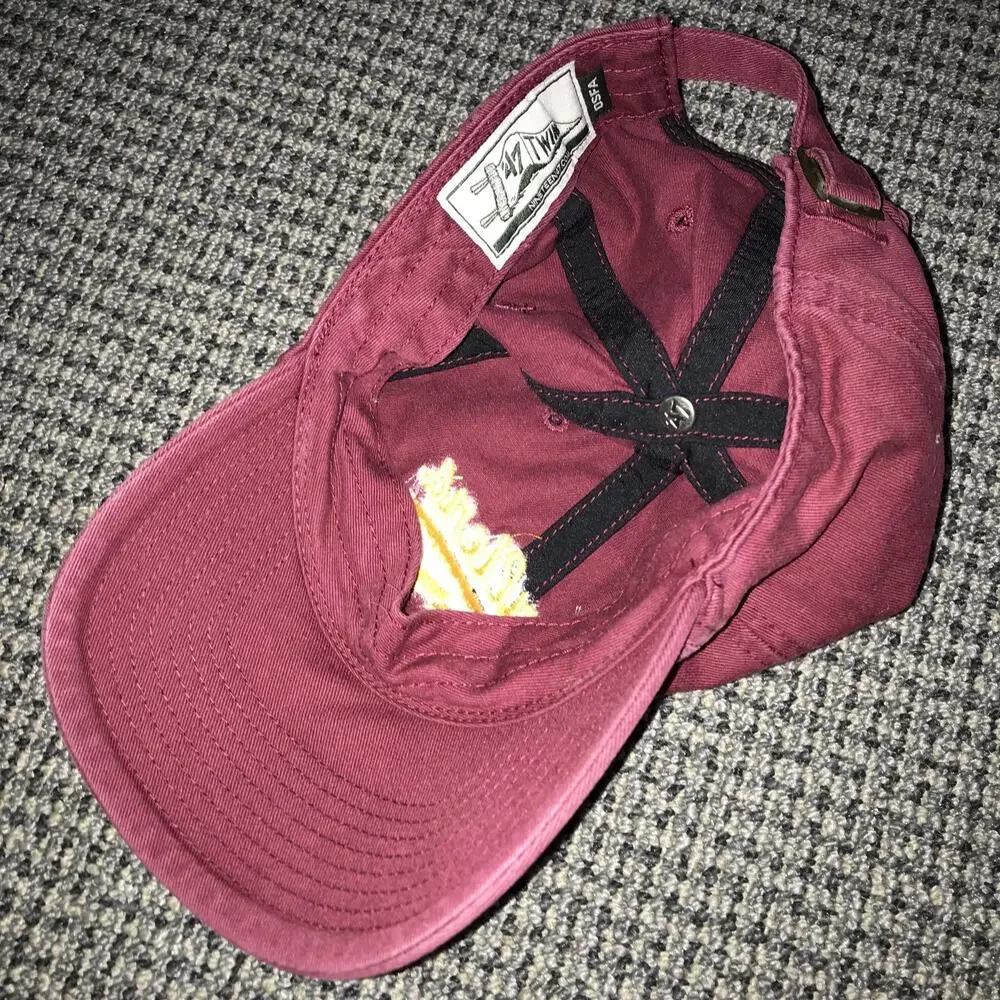 Cleveland Cavaliers Script Strap Ack Hat By 47 Brand‎ Garnet